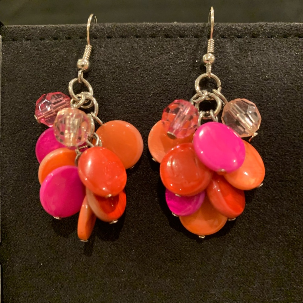 Dangling, cluster earring - Must be bundled